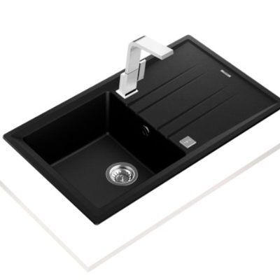 Teka Stone 50 Btg Metalik Siyah Granit Eviye - 115330017
