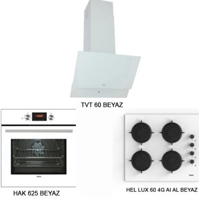Teka Chef 8 Set (Hak 627 Wh - Gbc 64002 Kbc Wh - Tvt 60.1 Beyaz)
