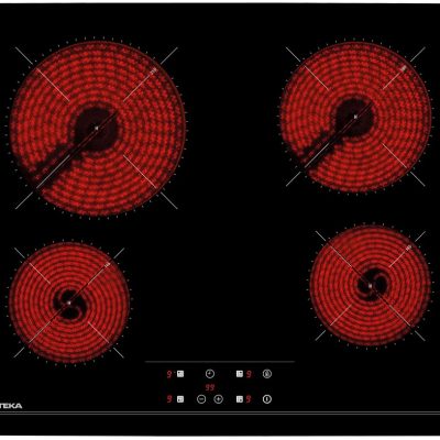 Teka TZ 6415 Vitroseramik Elektrikli Siyah Ankastre Ocak - 40239040