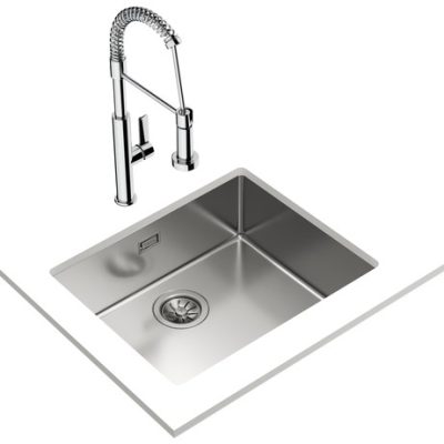 Teka Be Linea 50.40 RS15 Tezgahaltı Paslanmaz Çelik Evye - 115000005