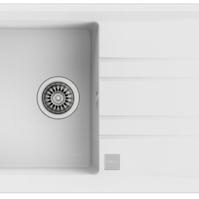 Teka Stone 50 Btg White Beyaz Granit Eviye 86 cm - 115330019
