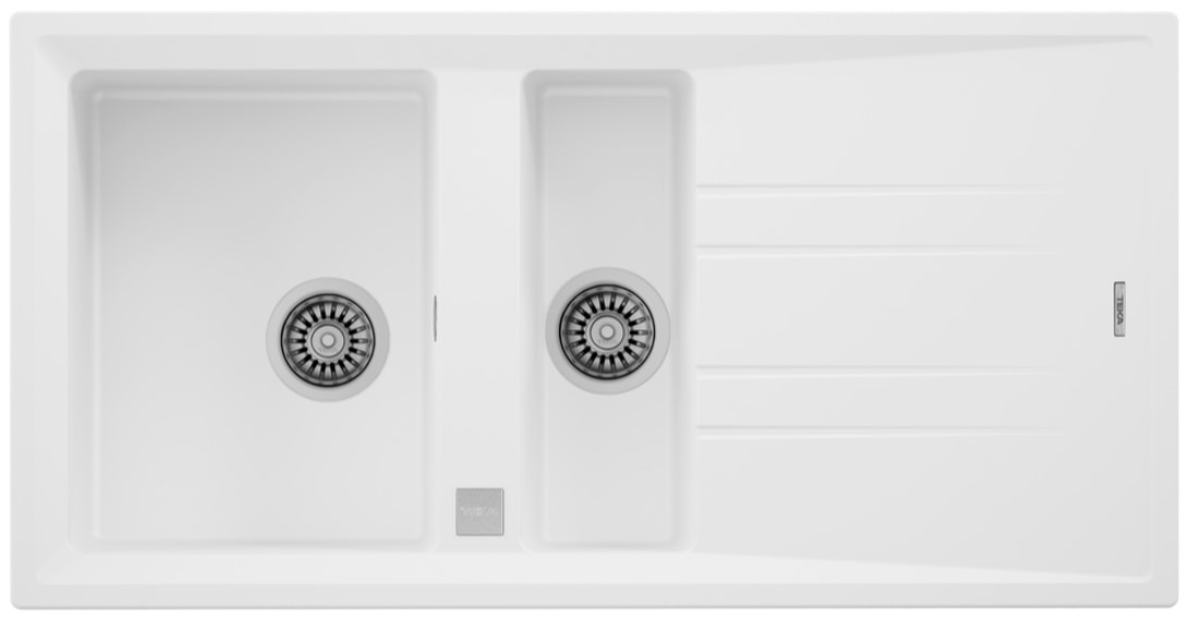 Teka Stone 60 Btg White Beyaz Granit Eviye 100 cm - 115360005