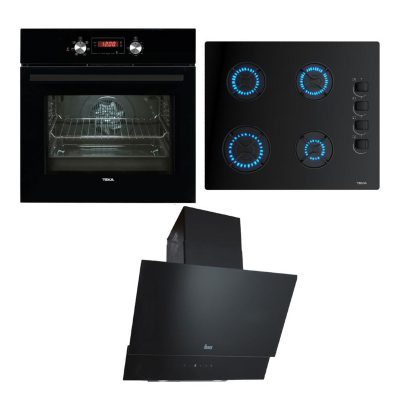 Teka Chef-5 Set (HAK 625 BK Fırın- GBE 64002 BK Ocak- ATV 60 Davlumbaz)