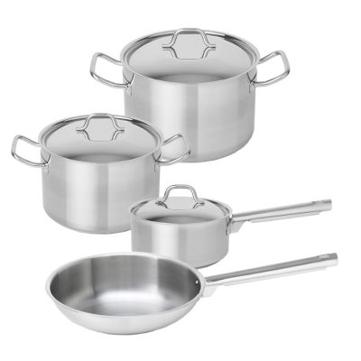 Teka Cookware Set 7 Parça İndüksiyonlu Ocaklarla Uyumlu Paslanmaz Çelik Tencere Seti - 118310020