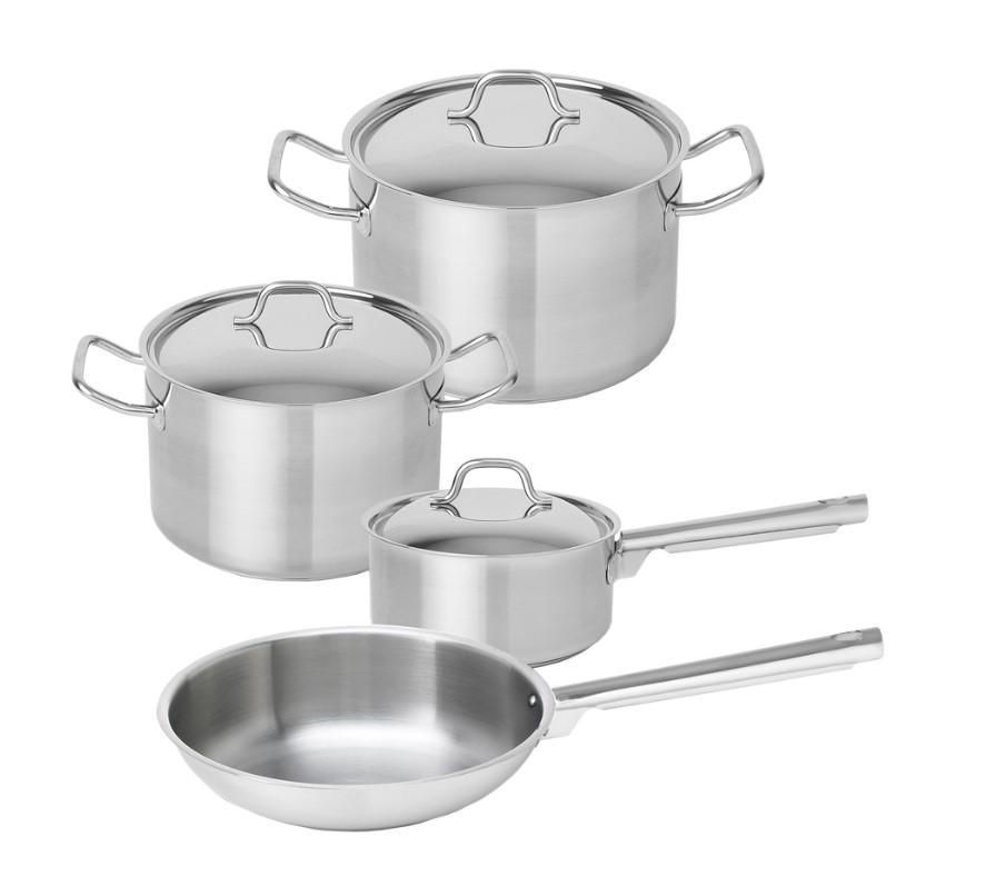 Teka Cookware Set 7 Parça İndüksiyonlu Ocaklarla Uyumlu Paslanmaz Çelik Tencere Seti - 118310020