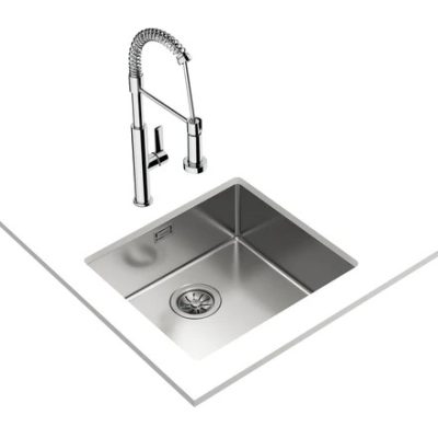Teka Be Linea 45.40 RS15 Paslanmaz Çelik Tezgah Altı Eviye - 115000006