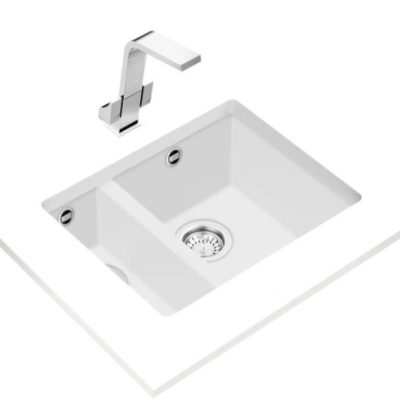 Teka Square 560 TG White Granit Eviye - 115260033