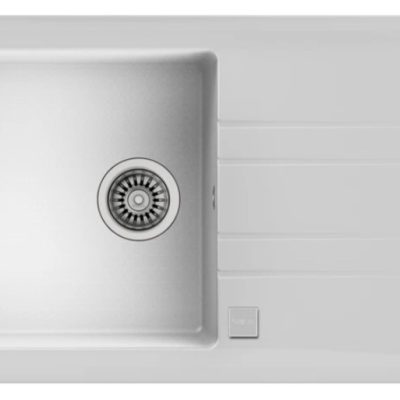 Teka Stone 60 L-TG White Beyaz Granit Eviye 100 cm - 115330012
