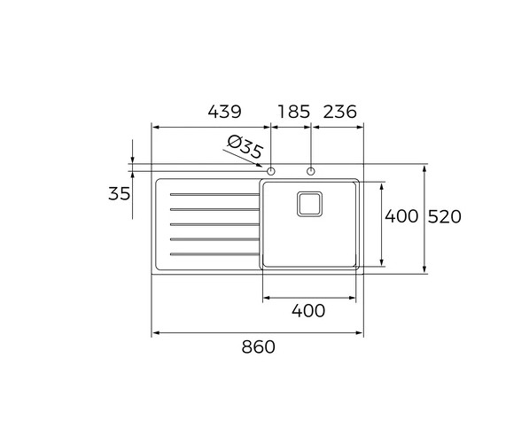 Teka Zenit Rs15 1b 1d L 86 Sol Damlalıklı - 115100005 - Görsel 7