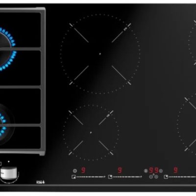 112570201 - JZC 96324 AB BK 6 Gözlü 2 Gazlı 4 İndüksiyon Hibrit Ocak